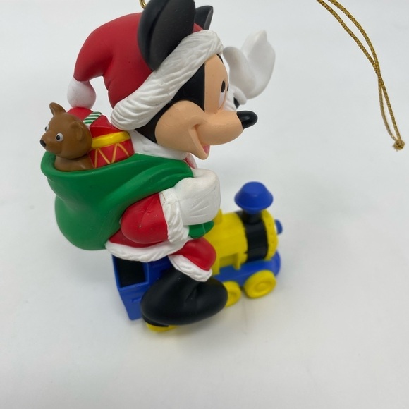 Vintage Disney Mickey Mouse Santa Ornament - Picture 2 of 6